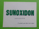 Buvard 1065 - Laboratoire - SUNOXIDON - Etat D'usage: Voir Photos - 14x11 Cm Environ - Années 1950 - Produits Pharmaceutiques