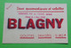 Buvard 1083 - Laboratoire - BLAGNY - Etat D'usage: Voir Photos - 11 X 7 Cm Environ - Années 1950 - Produits Pharmaceutiques