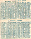 1 Calendrier  1882   Confections Nouveautés  Thiéry Ainé  Anvers Klapdorp - Tamaño Pequeño : ...-1900