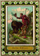 5 Calendriers   1889 Amidon Hoffmann  Sanglier Chats - Kleinformat : ...-1900
