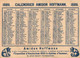 Delcampe - 5 Calendriers   1889 Amidon Hoffmann  Sanglier Chats - Tamaño Pequeño : ...-1900