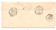 SP54/ TP 8 3 Marges S/LSC Obl. à Barres 24 C.Bruxelles  11/1/1855 > Procureur Impérial à Angers Verso Divers Cachets - Postmarks - Lines: Perceptions