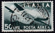 IT107 – ITALY - ITALIE – AIRMAIL – 1947 – CLAPS HANDS & PLANE – SG # 677 USED 25 € - Luchtpost