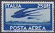 IT124 – ITALY - ITALIE – AIRMAIL – 1947 – CLAPS HANDS & PLANE – Y&T # 118 MVLH 15 € - Correo Aéreo