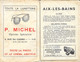 Plan Guide Blay: Aix-les-Bains, Visite De La Ville, Répertoire Des Rues - 1955 Environ - Other & Unclassified
