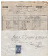 VP18.824 - 1872 - Reçu & Bordereau - Crédit Agricole M. BRECHARD Directeur à POITIERS - Banque & Assurance