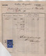 VP18.828 - 1876 - 2 Bordereaux - Crédit Agricole M. BRECHARD Directeur à POITIERS - Banque & Assurance
