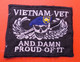 Ecusson/patch - Vietnam Vet And Damn Proud Of It - Ecussons Tissu