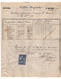 VP18.834 - 1872 - Reçu & Bordereau - Crédit Agricole M.BRECHARD Directeur à POITIERS - Banco & Caja De Ahorros