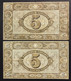 Svizzera 5 Francs Franken Franchi 1951 + 1952 LOTTO 2001 - Suisse
