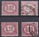 IT300 – ITALY - ITALIE – OFFICIAL – 1875 – NUMERAL VALUE – SG # O21/4 USED 16,50 € - Dienstmarken