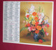 Almanach Du Facteur 1982 PTT Oberthur  (81) Photos Bouquets De Fleurs Pictor Aarons / Tony Stone - Grand Format : 1981-90