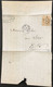 Lettre YT 59 Etoile 12 Paris Rue Beaumarchais Pour Rue Cadet Cachet Type 18 15c 16.04.1872 France – 9bleu - 1849-1876: Periodo Classico