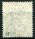 Hong Kong 1865 Wmk CC Perf.14 - Mi.13b (deep Green) Used (VF) Perfect - Oblitérés