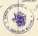 POPERINGHE , Eglise Saint Berlin , 1915 , + Cachet Au Dos " SERVICE DES CHEMINS DE FER * LE COMMISSAIRE MILITAIRE * - Pepingen
