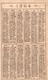 Delcampe - 8  Calendriers 1894   Fils à Coudre Julius Schürer  NAAIGAREN  Balançoire Souris Chasse Cotillon  Litho - Tamaño Pequeño : ...-1900