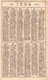Delcampe - 8  Calendriers 1894   Fils à Coudre Julius Schürer  NAAIGAREN  Balançoire Souris Chasse Cotillon  Litho - Klein Formaat: ...-1900