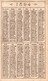 Delcampe - 8  Calendriers 1894   Fils à Coudre Julius Schürer  NAAIGAREN  Balançoire Souris Chasse Cotillon  Litho - Kleinformat : ...-1900