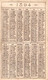 Delcampe - 8  Calendriers 1894   Fils à Coudre Julius Schürer  NAAIGAREN  Balançoire Souris Chasse Cotillon  Litho - Petit Format : ...-1900