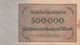 Germany #88b, 500,000 Marks 1.5.1923 Reichsbanknote Small Serial # At Left On Front Only Banknote Currency - 500000 Mark