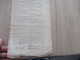 JF  Hérault   Vendargues Convention Lisbonne Carcassonne/Robert Couverture Tirage De La Classe 1837 Conscrits En L'état - Manuscripts