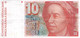 10er Note Leonhard Euler Schweiz 6.Banknotenserie - Switzerland