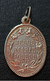 Beau Pendentif Médaille Religieuse (bronze Argenté) "Jésus Christ / Jésus-Marie-Joseph - 1822/1922" Religious Pendant - Religion & Esotericism