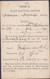 1891. EAST INDIA. Service POST CARD VICTORIA QUARTER ANNA FORM C DAILY RAINFALL REPORT Cancelled WELLESLEY... - JF427552 - Chamba