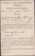 1891. EAST INDIA. Service POST CARD VICTORIA QUARTER ANNA FORM C DAILY RAINFALL REPORT Cancelled CHASH JL ... - JF427553 - Chamba