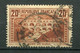 23008 FRANCE N°262° (IIB) 20F Chaudron Pont Du Gard  1931  B/TB - Used Stamps
