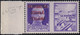Repubblica Sociale 1944 50 C. Violetto Sass. 33F MNH** Cv. 4000 Certificato Ray - Propaganda Di Guerra