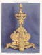 The Kings Art Treasures, 1938 - 26 Silver Gilt Sconce - Wills Cigarette Card - Original - L Size - Furniture - Wills