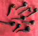 Lot De 9 Pipes En Bruyère Usagées-☛Années 1950/60-Tabac (objets Liés)-☛Vintage Vendu Dans Leur Jus.Fabrication Française - Pijpen In Bruyèrehout