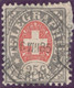 Heimat ZH WINTERTHUR 1885-01-03 Telegraphen-Stempel Auf 25Ct.Telegraphen-Marke Zu#15 - Télégraphe
