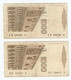 LOT De 2 BILLETS De BANQUE ITALIE - 2 BANKS OF BANK ITALY - 2 BANCOS DE BANCO ITALIA - Lots & Kiloware - Banknotes