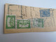D187415   Parcel Card  (cut) Hungary 1918  PÁPA 1918 - Postpaketten