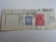 D187420  Parcel Card  (cut) Hungary 1941  LOSONC  (Slovakia)   - Kapuvár - Paketmarken