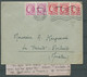 Céres Madelin/ Lac ( Lettre ) YVT N° 679 X 2 , 676 X 3 ,obli Paris XV R D'Alleray, 5/08/1947  Lire Suite - Bb16601 - 1945-47 Ceres (Mazelin)