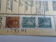 D187440    Parcel Card  (cut) Hungary 1937  SÜMEG- Budapest - Pacchi Postali