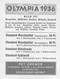 JEUX OLYMPIQUES - OLYMPIA - 1936 - BILD N° 121 - édit; PET. CREMER à DUSSELDORF - CARTE (6,5 X 8,5 Cm) - TRES BON ETAT - Tarjetas