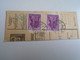 D187443   Parcel Card  (cut) Hungary 1941  Szombathely -Tüskevár - Pacchi Postali