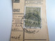 D187447    Parcel Card  (cut) Hungary 1941 Balatonarács (Balatonfüred)  Tüskevár - Pacchi Postali