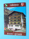 Hotel RODANIA ( Fam. Venetz Albinus )  SAAS-GRUND ( Edit. Jubin ) Anno 19?? ( Zie / Voir > Scans ) ! - Saas-Grund