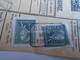 D187467   Parcel Card  (cut) Hungary 1937  KLÁBERTELEP (Lajosmizse) - Pacchi Postali
