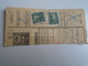 D187467   Parcel Card  (cut) Hungary 1937  KLÁBERTELEP (Lajosmizse) - Paketmarken