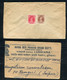 Indes Anglaises - Lot De 4 Enveloppes Période 1939/45, à étudier - 1936-47 Koning George VI