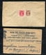 Indes Anglaises - Lot De 4 Enveloppes Période 1939/45, à étudier - 1936-47 King George VI