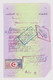 Bulgaria 1991 Bulgarian Foreign Entry Border Visa 12Lv. And Consular Algeria Visa Stamp On Page (36647) - Lettres & Documents