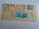 D187472   Parcel Card  (cut) Hungary 1937 EGER - Colis Postaux