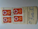 D187475    Parcel Card  (cut) Hungary 1983 SZOLNOK  -Red Cross - Pacchi Postali